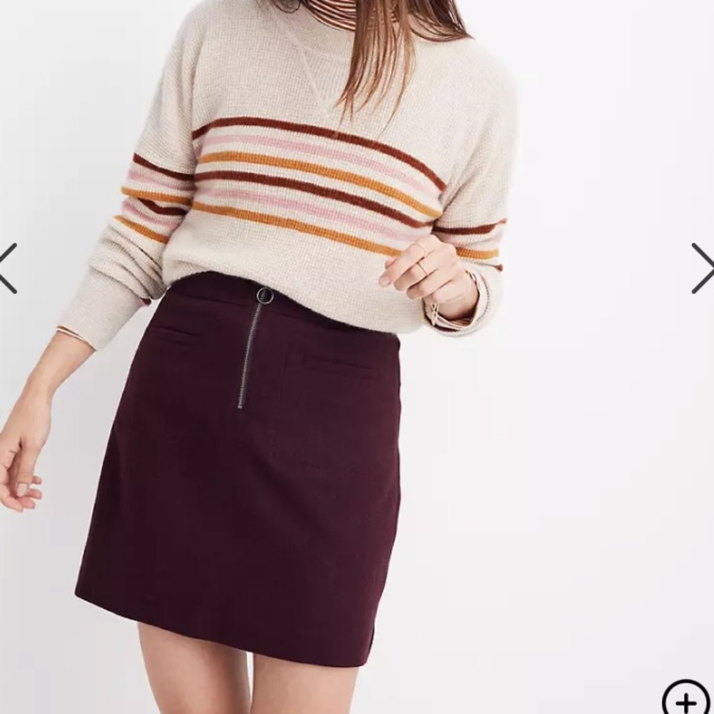 Madewell fireside mini skirt
